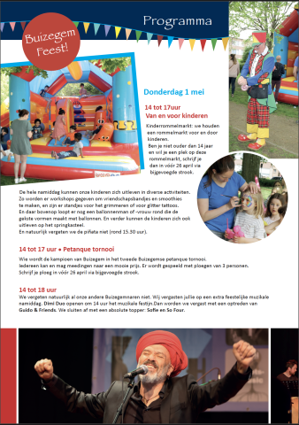 1 mei programma foto